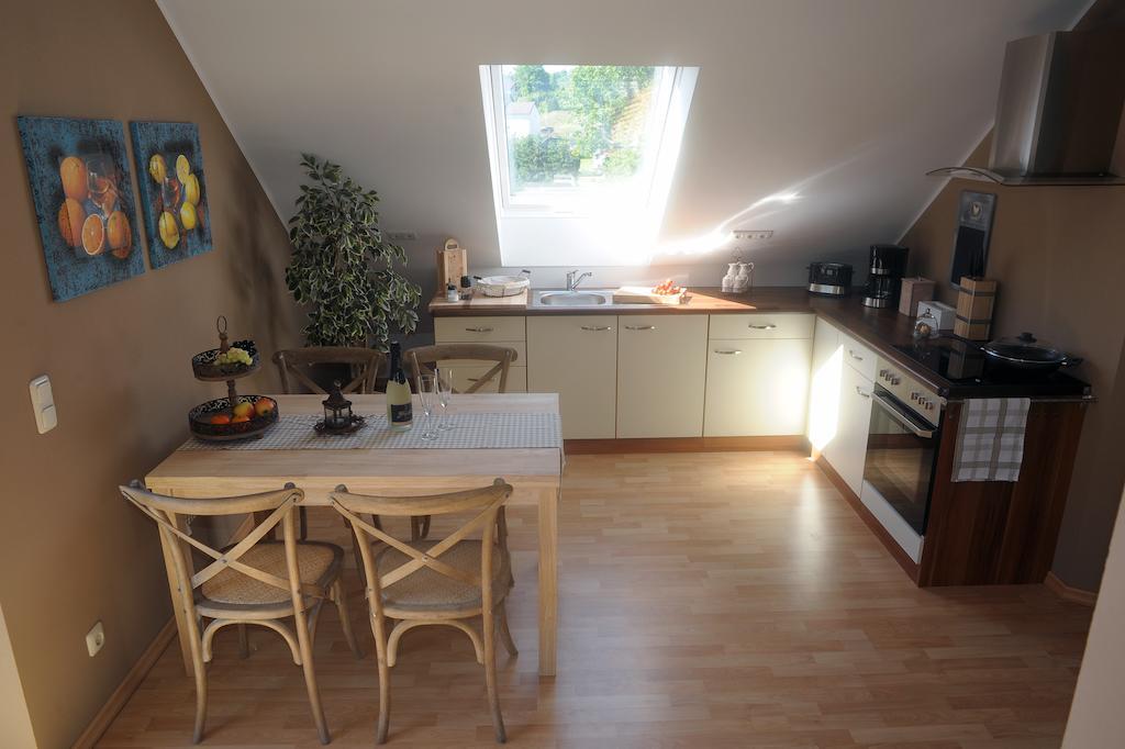 Ferienwohnung Landfein Schalkenmehren Ruang foto